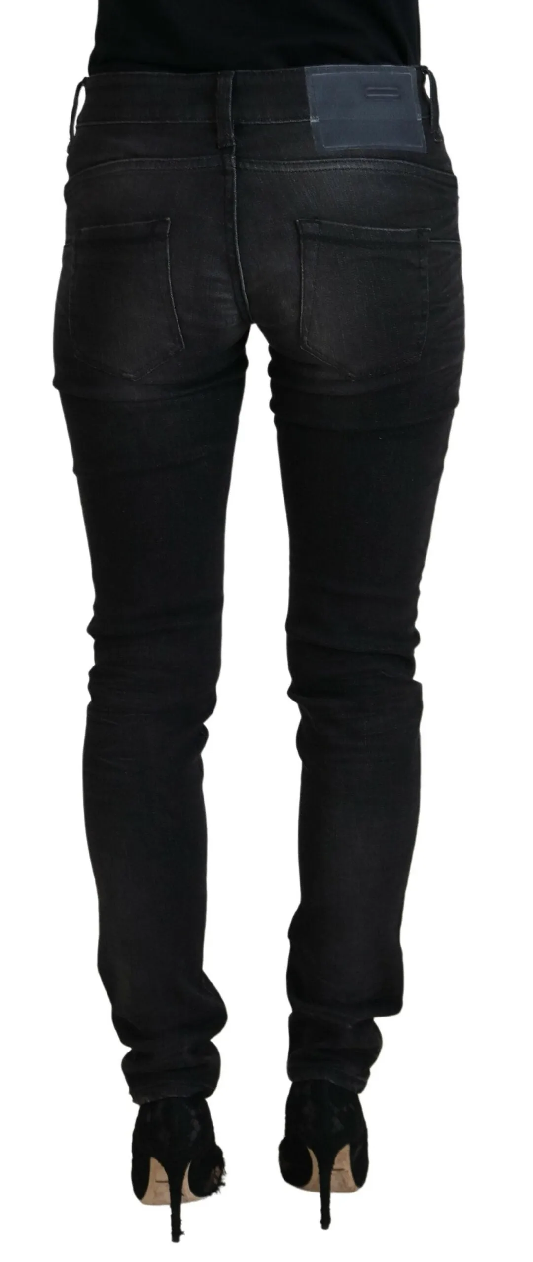 Acht  Cotton Low Waist Slim Fit Women Casual blue Women's Jeans