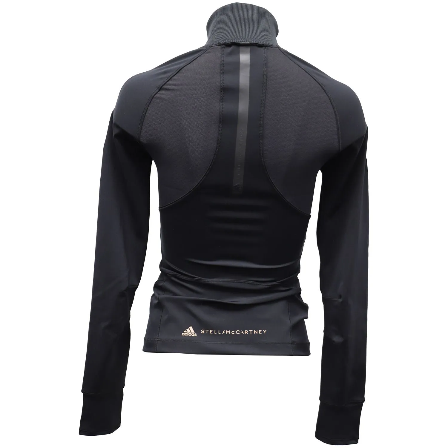 Adidas by Stella McCartney True Purpose Zip-Front Track Jacket in Black Recycled Polyester