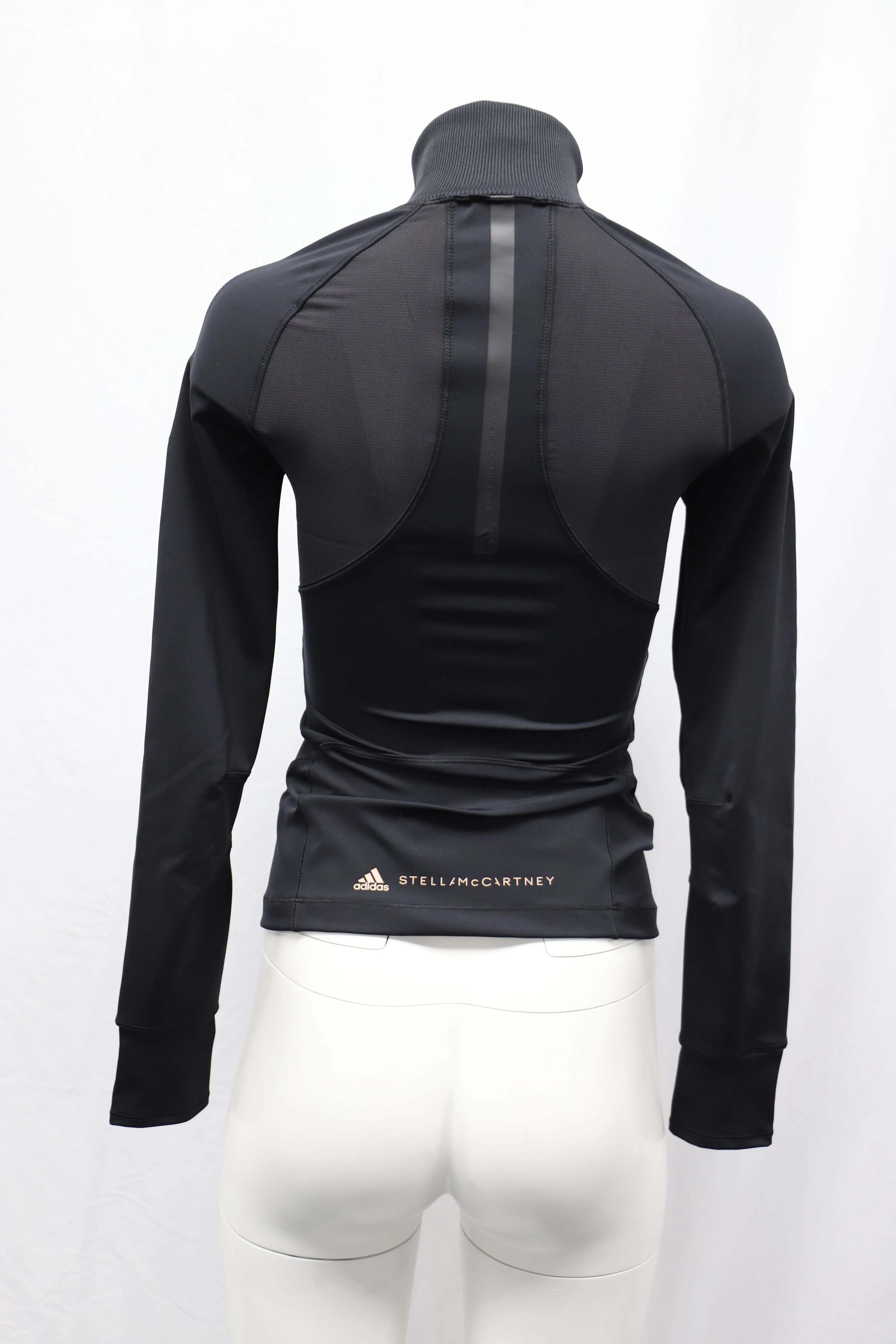 Adidas by Stella McCartney True Purpose Zip-Front Track Jacket in Black Recycled Polyester