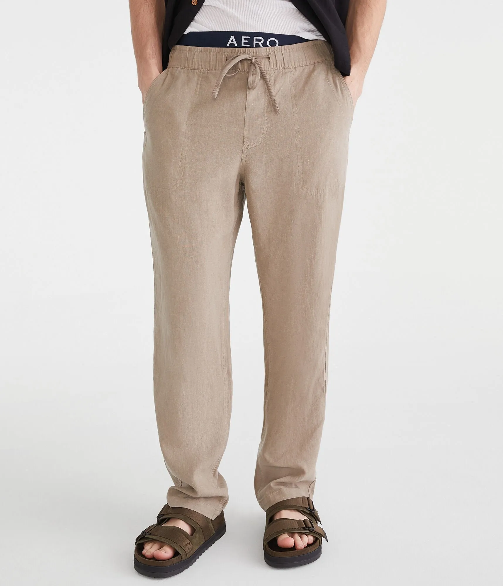 Aeropostale Drawstring Linen Pants