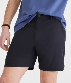 Aeropostale Hybrid Flat-Front Shorts 7"