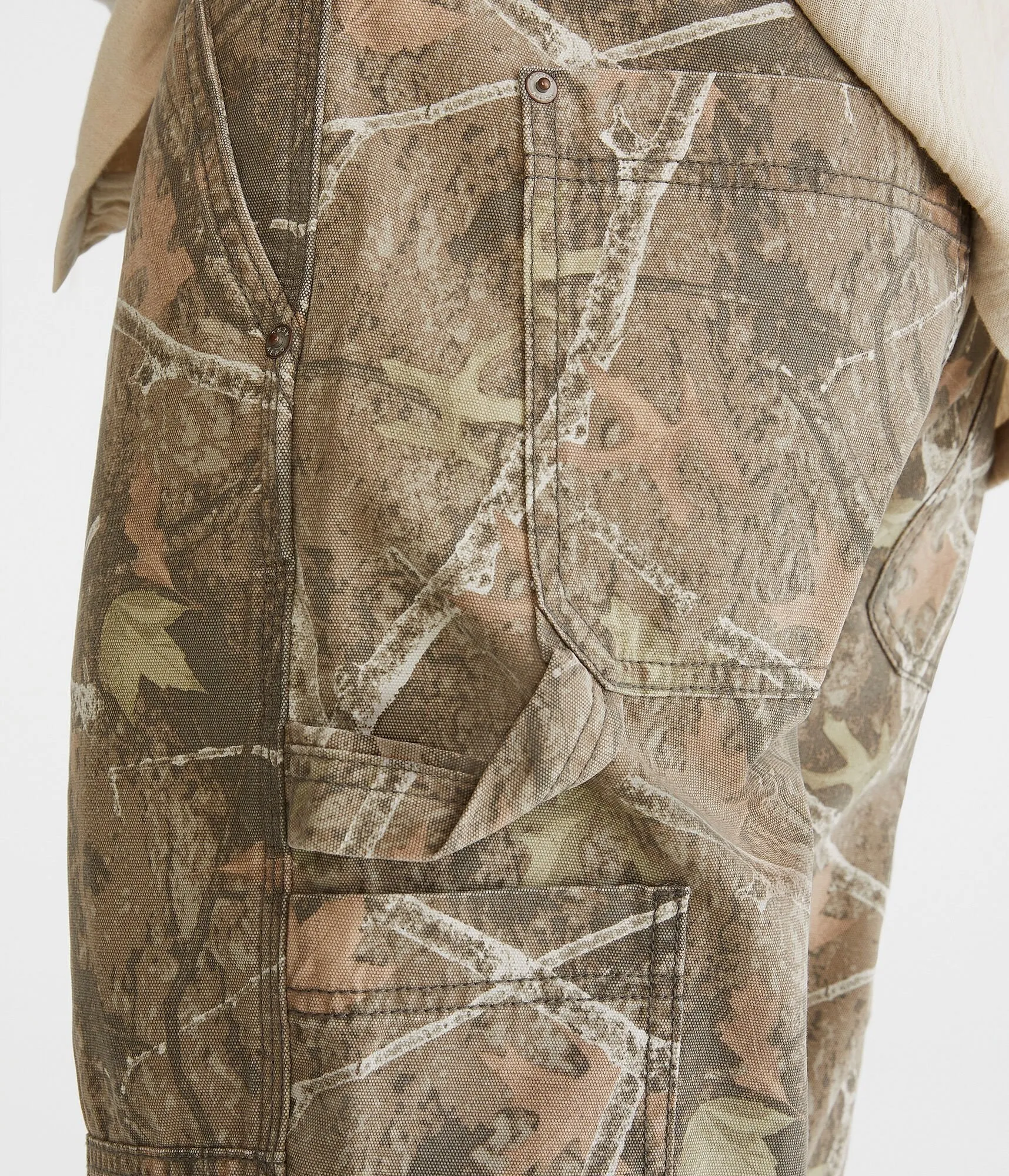 Aeropostale Wilderness Print Carpenter Pants