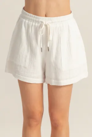Alexa Double Gauze Flowy Shorts