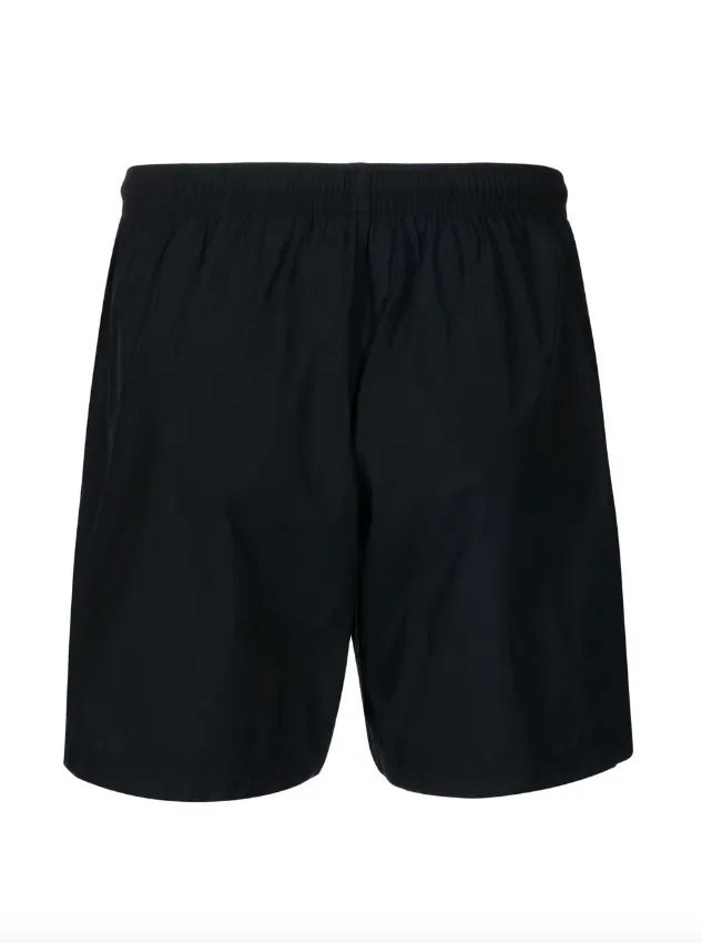 Alexander McQueen embroidered-logo swim shorts