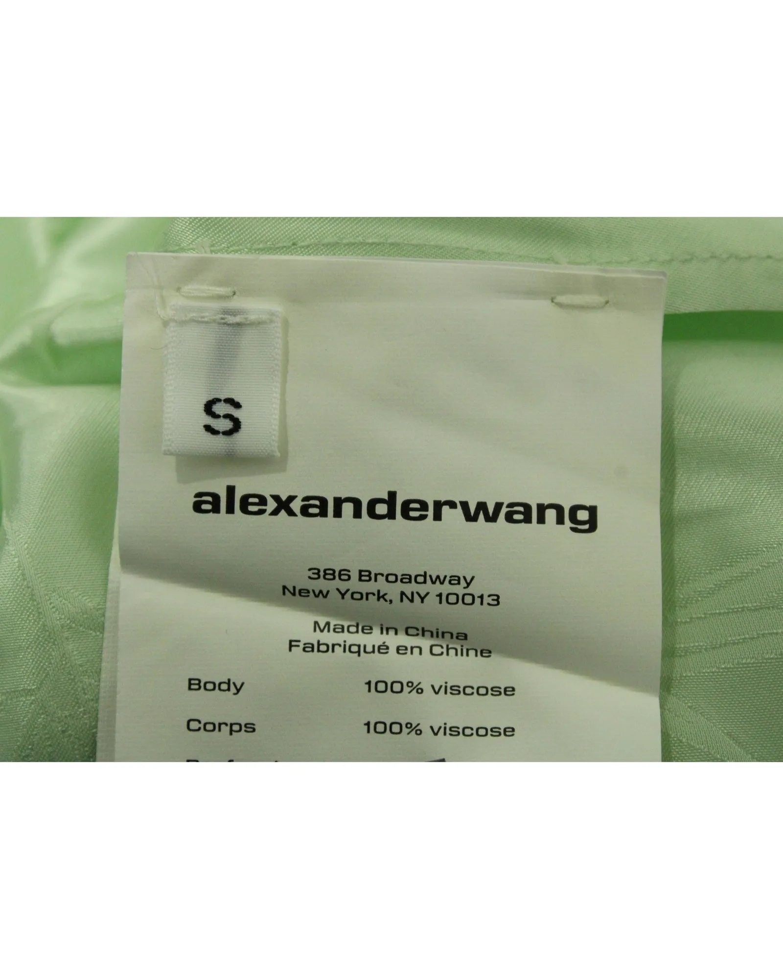 Alexander Wang Jacquard Pajama Top and Shorts in Mint Viscose