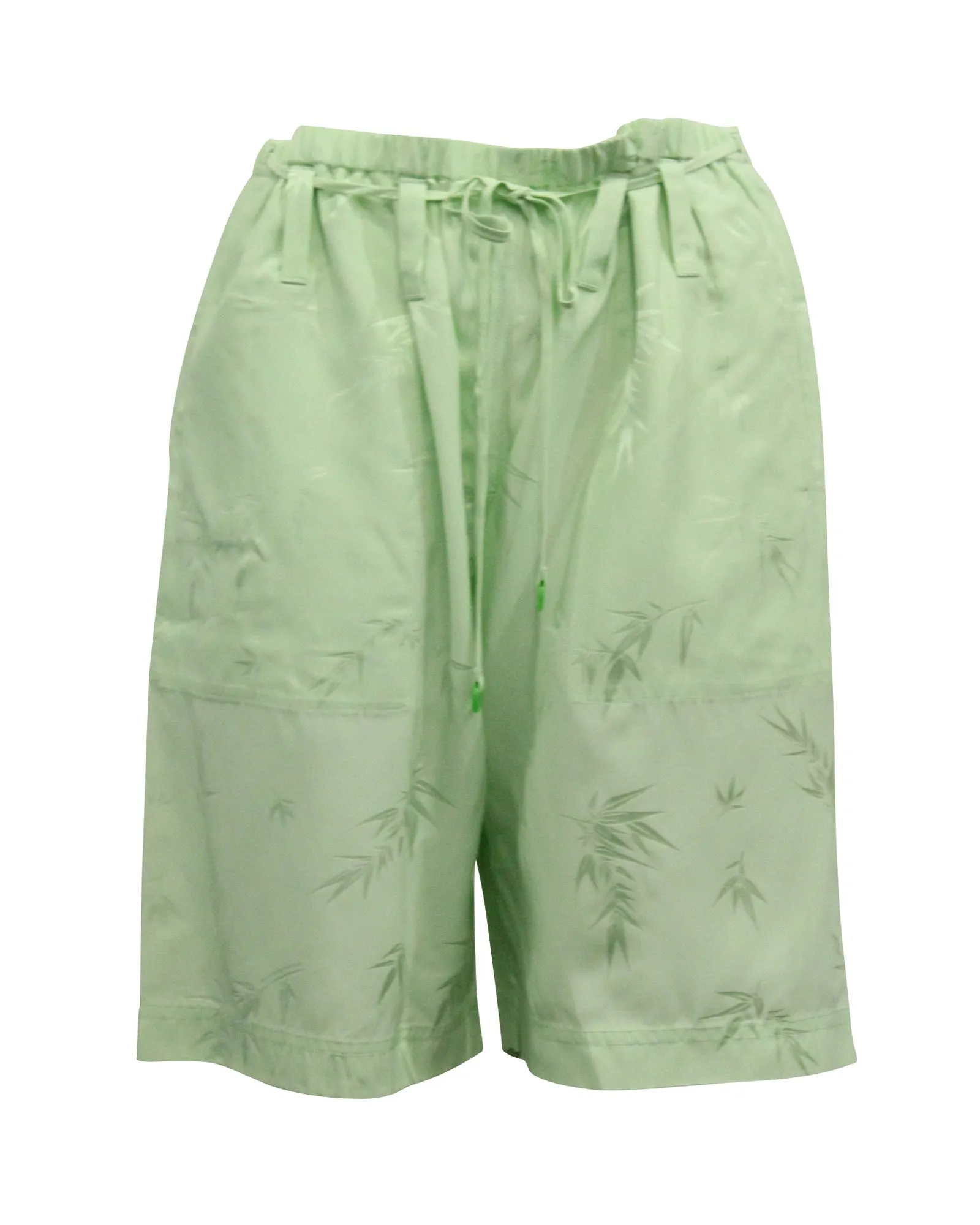 Alexander Wang Jacquard Pajama Top and Shorts in Mint Viscose