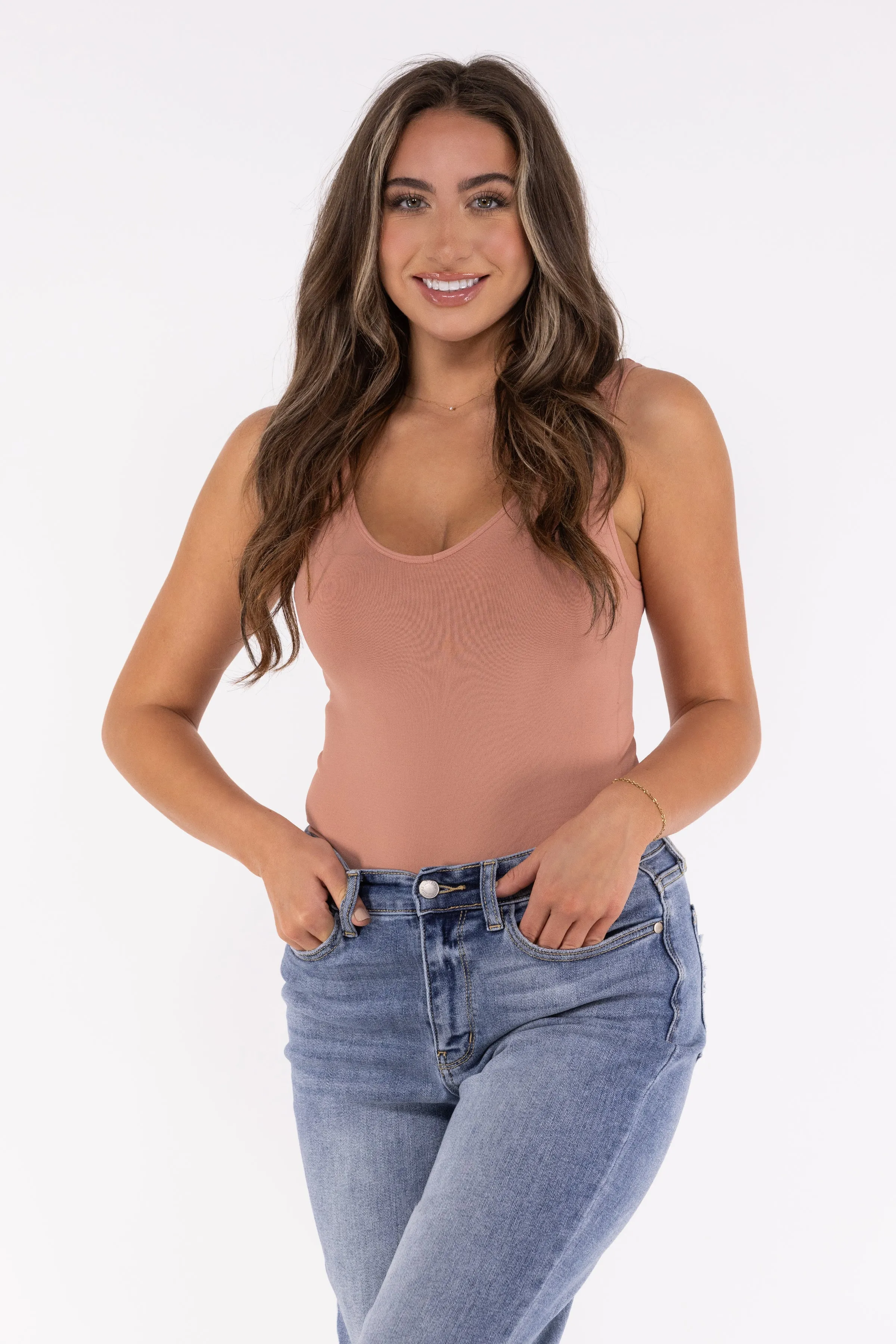 All Day Reversible Women's V-Neck Tank Top