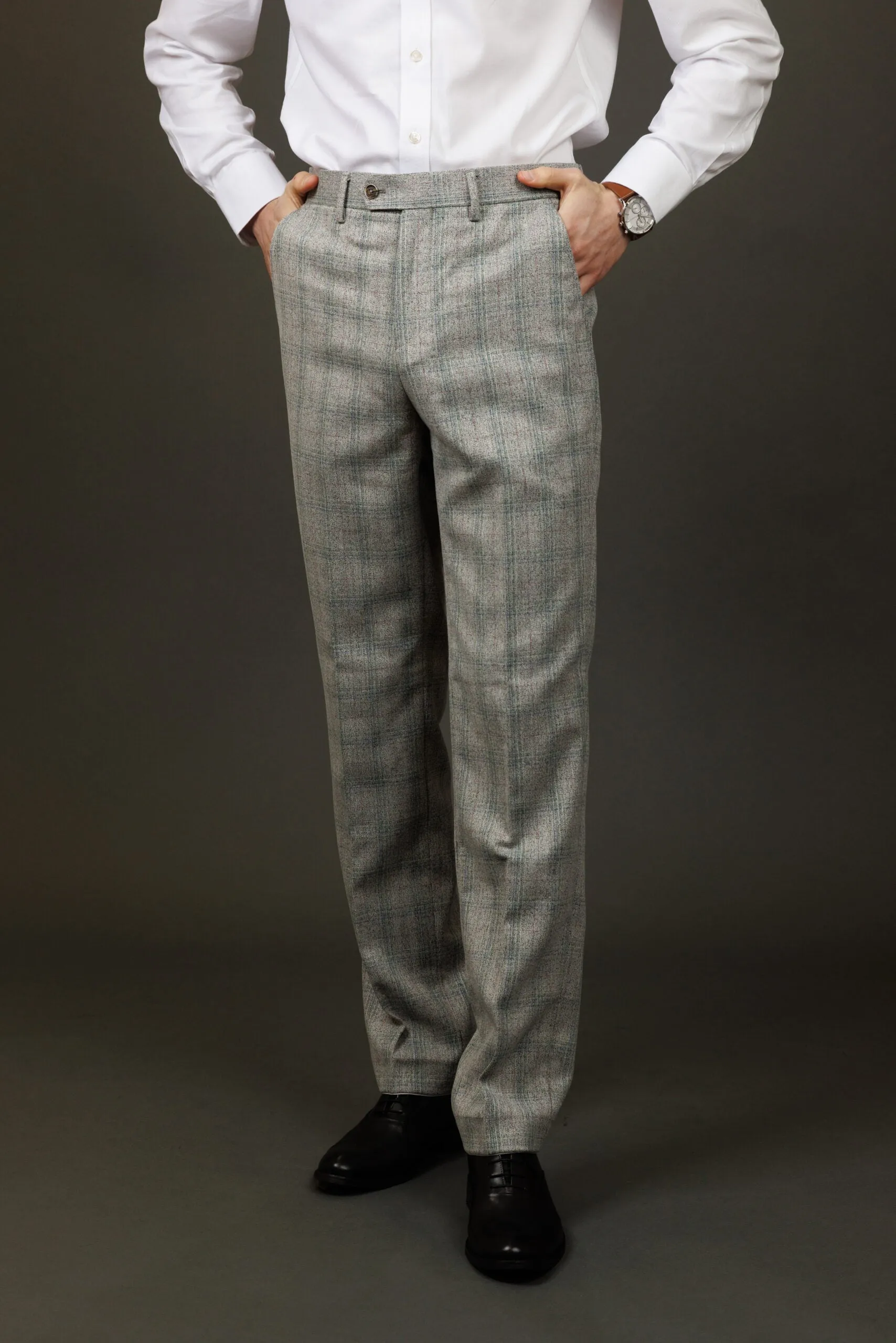 Andrew Checked Trousers