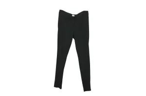 Armani Straight Leg Pants in Black Polyester