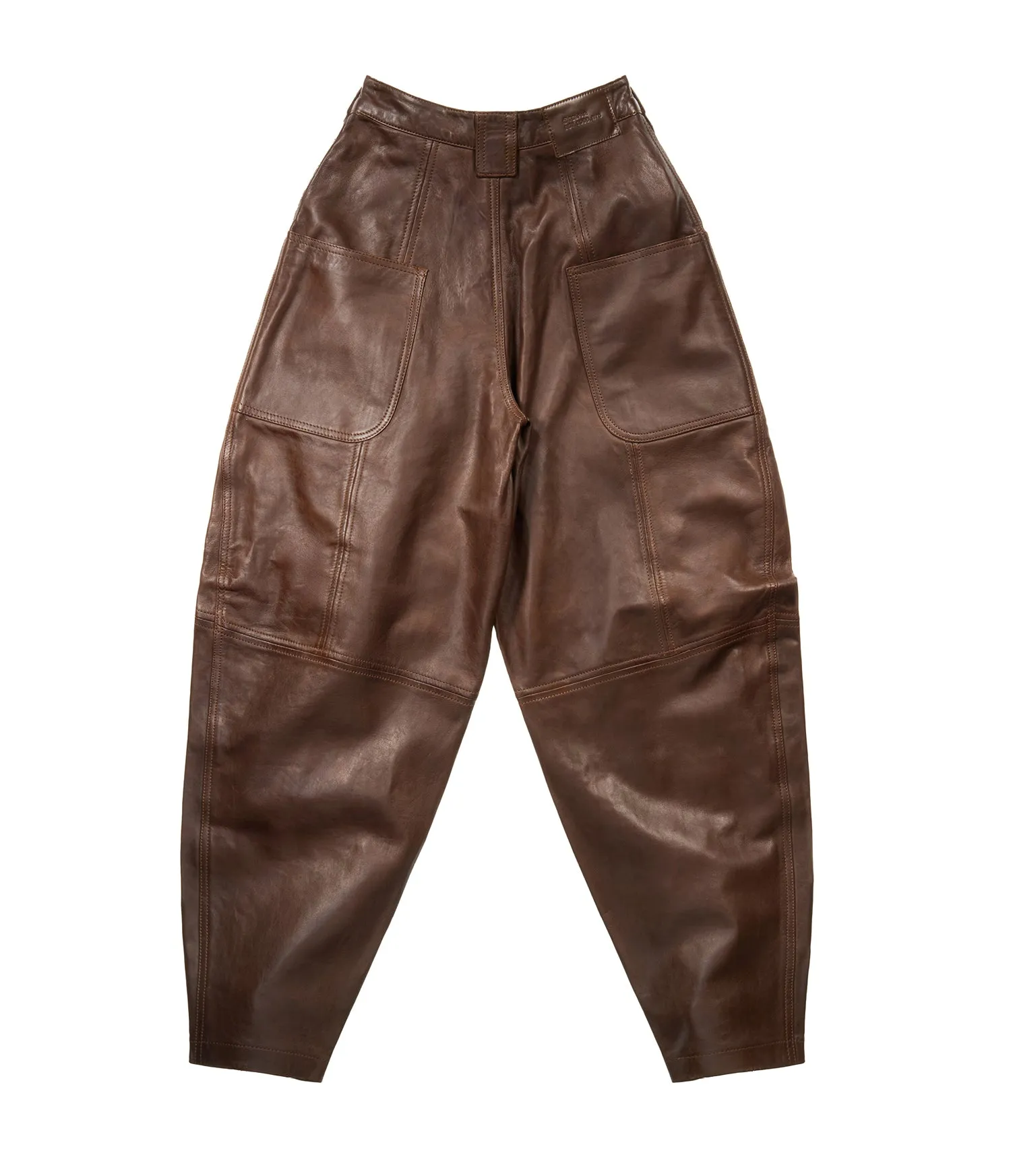 Baggy Leather Pants