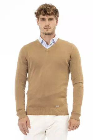 Baldinini Trend Beige Cashmere Men Sweater