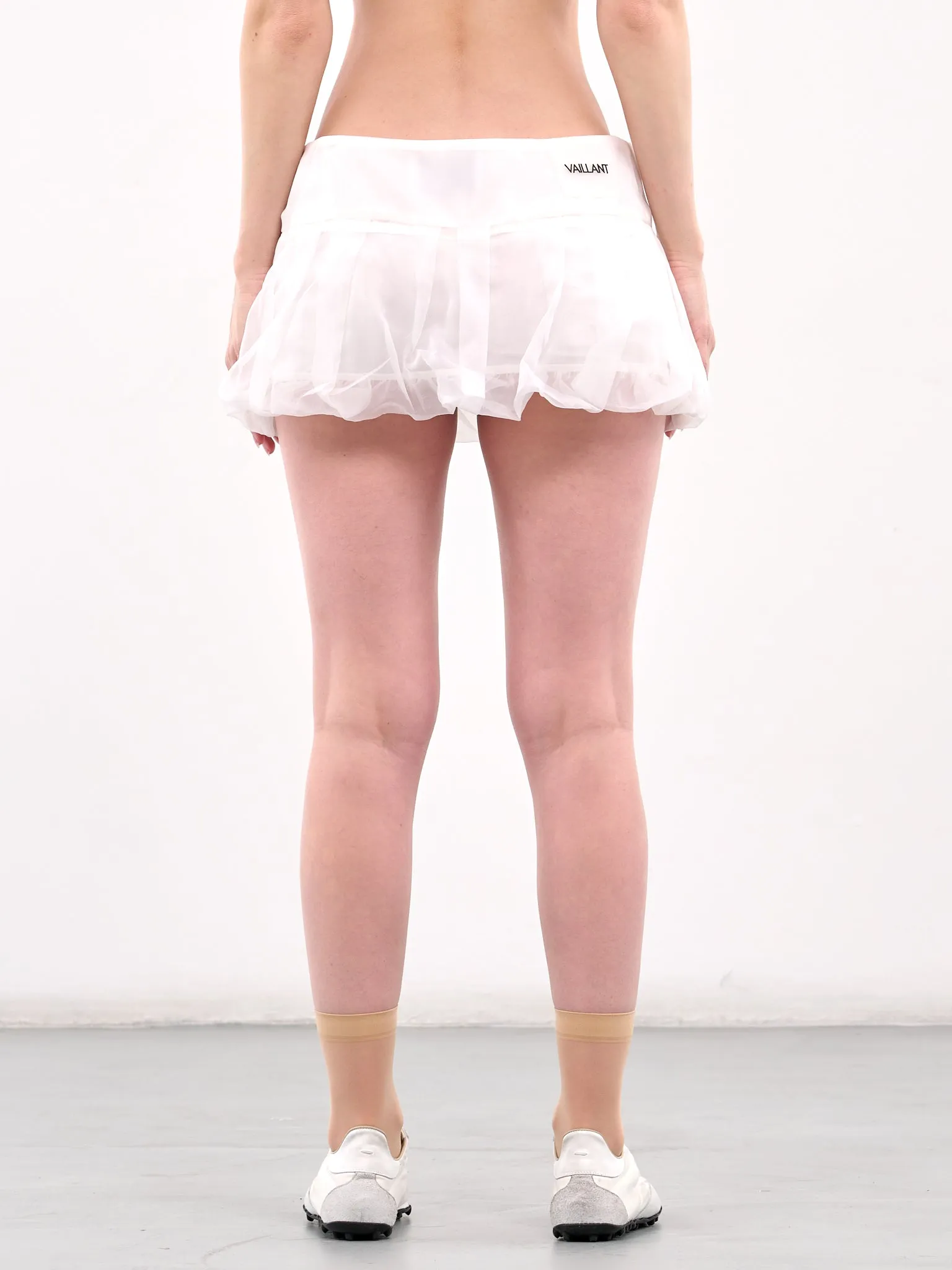 Balloon Hem Mini Skirt (SK030-WHITE)