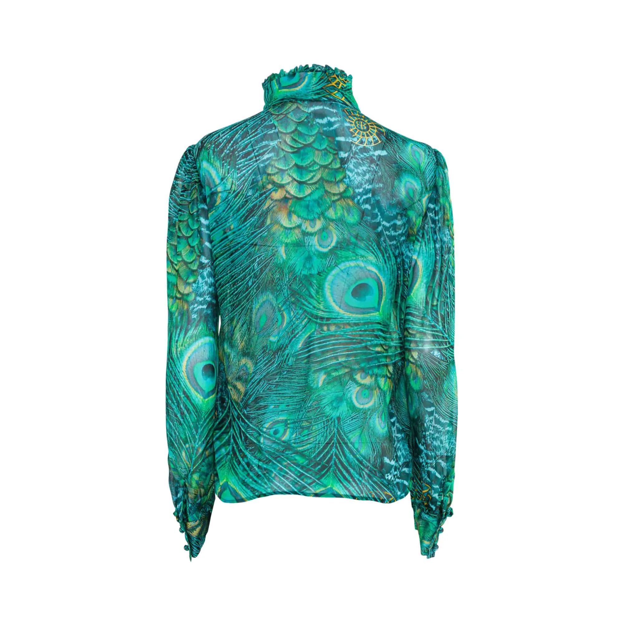 Barbara Rizzi Atelier Rania Long Sleeve Green Shirt