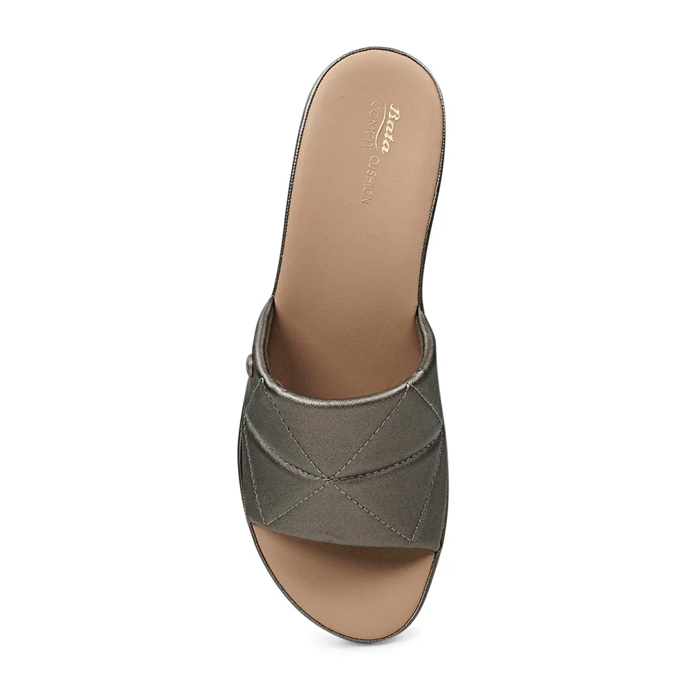 Bata Comfit RELIFT Low-Heel Platform Slip-On Sandal for Women
