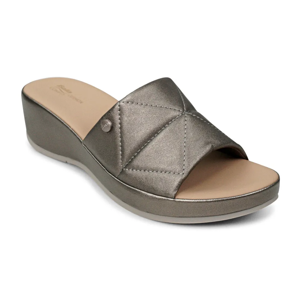 Bata Comfit RELIFT Low-Heel Platform Slip-On Sandal for Women