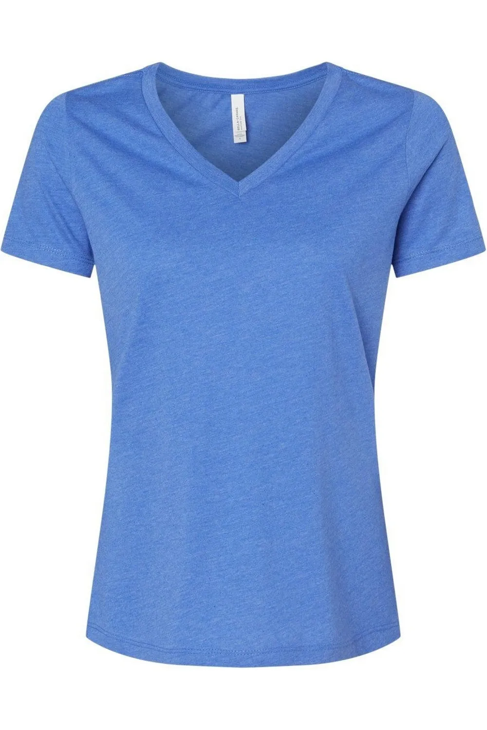BELLA   CANVAS Women´s Relaxed Heather CVC V-Neck Tee