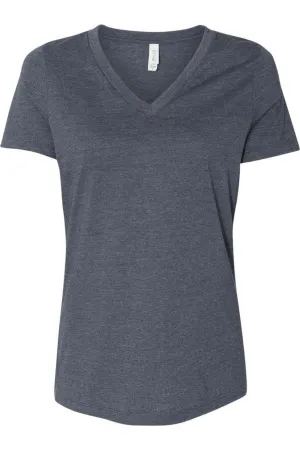 BELLA   CANVAS Women´s Relaxed Heather CVC V-Neck Tee