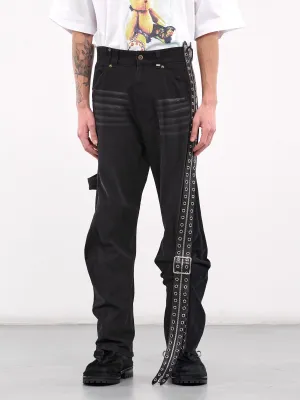 Belt Detailed Work Pants (PT0-25-278-BLACK)
