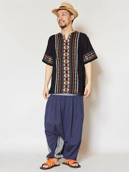 Bi Color Unisex Harem Pants
