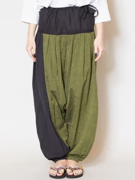 Bi Color Unisex Harem Pants