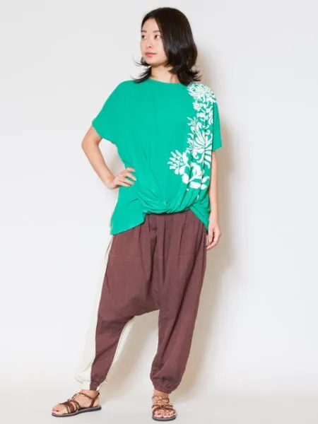 Bi Color Unisex Harem Pants