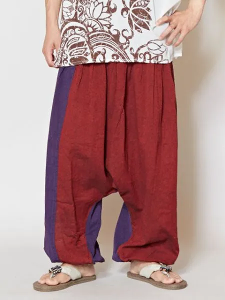 Bi Color Unisex Harem Pants