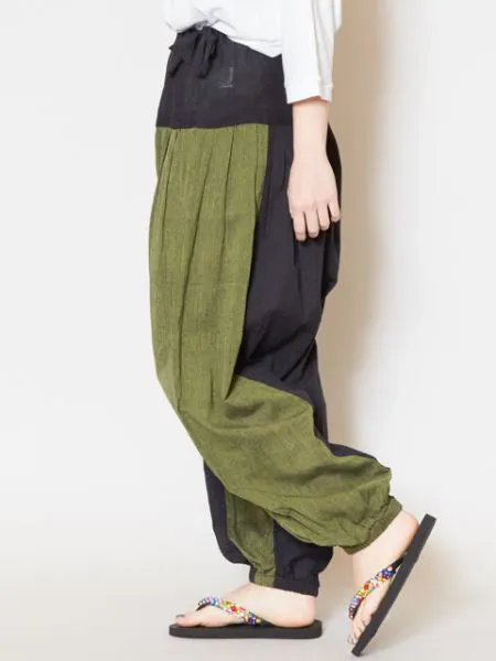 Bi Color Unisex Harem Pants