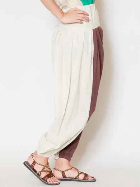 Bi Color Unisex Harem Pants