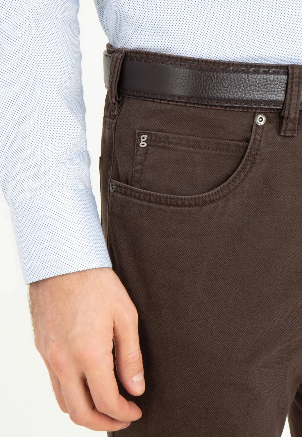 Bill Pant In Brown