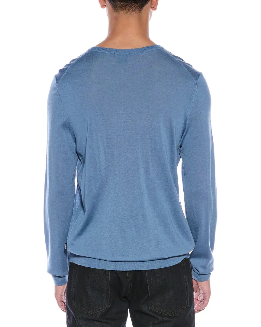 BOSS Hugo Boss Leno Wool Crewneck Sweater