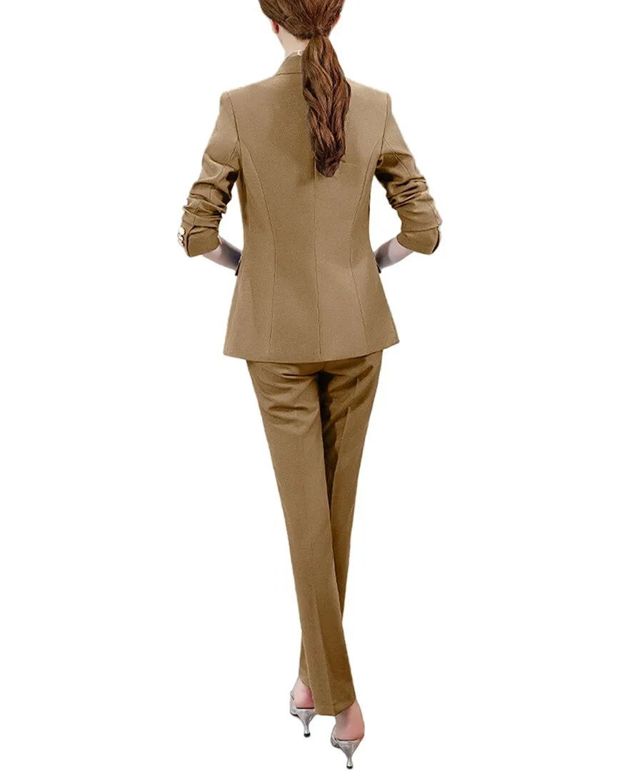 Bossy Chic 2pc Blazer & Pant Set
