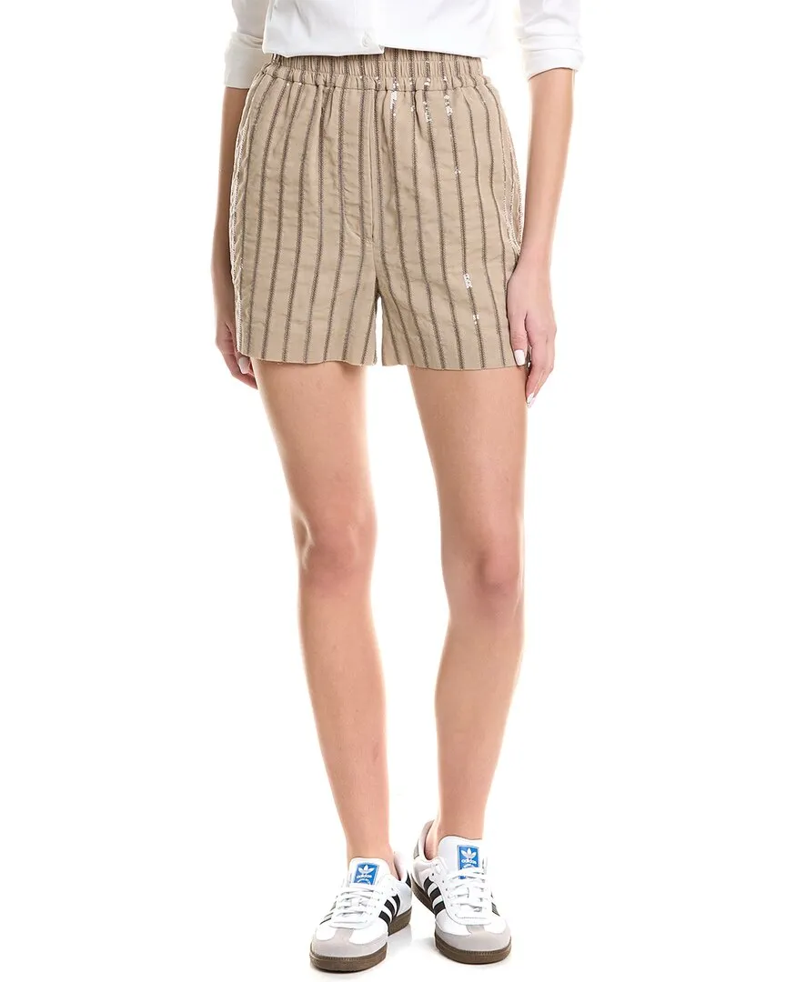 Brunello Cucinelli Silk-Blend Short