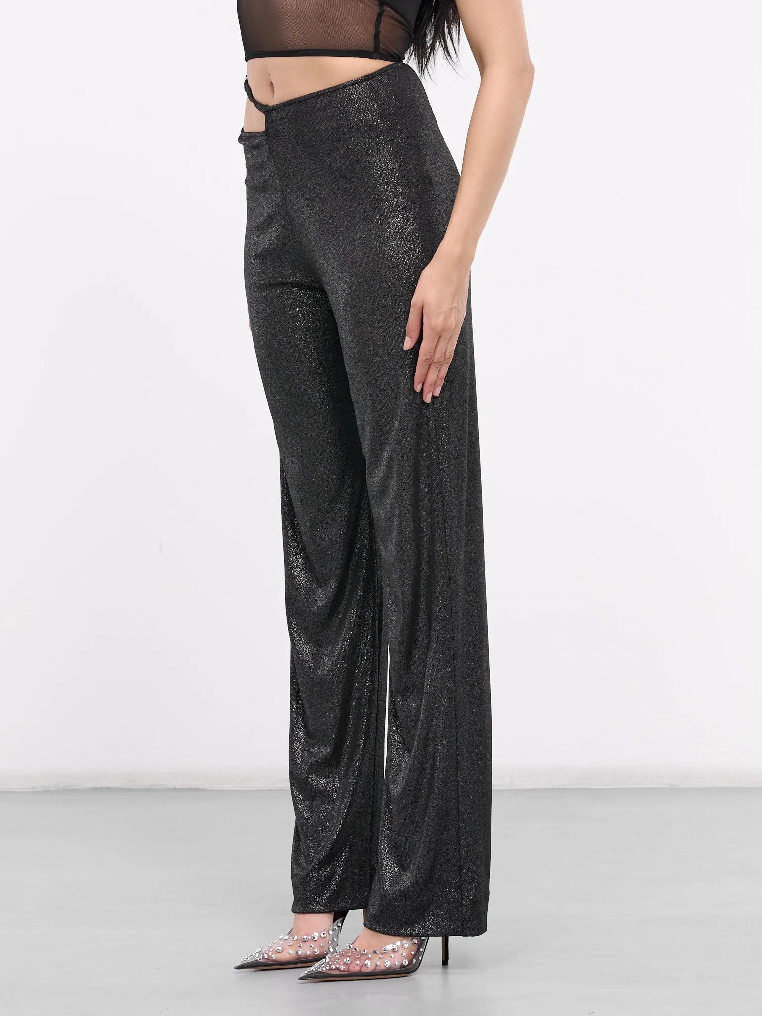 Buckle Low Waist Pants (BLWP-SHIMMER)