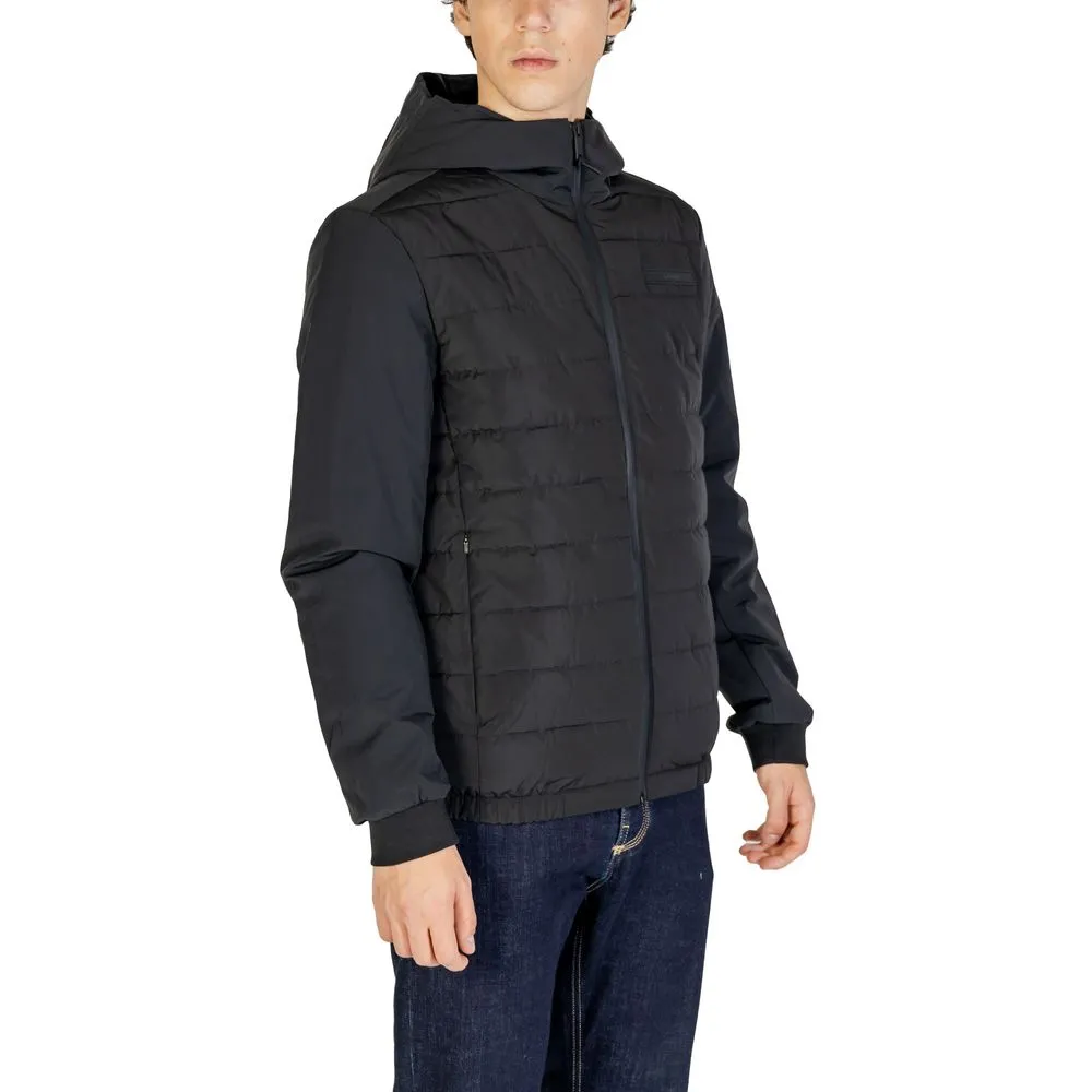 Calvin Klein Black Polyester Polyester Jacket