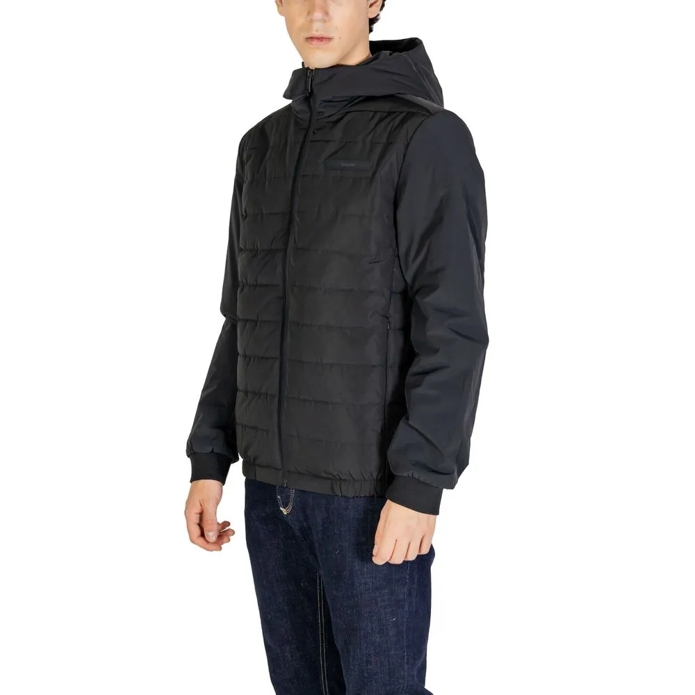 Calvin Klein Black Polyester Polyester Jacket
