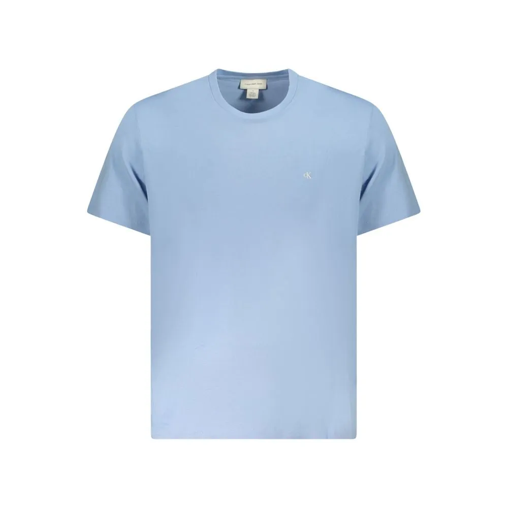 Calvin Klein blue Cotton Men Men's T-Shirt