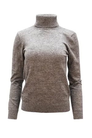 Calvin Klein Turtleneck Sweater in Grey Rayon