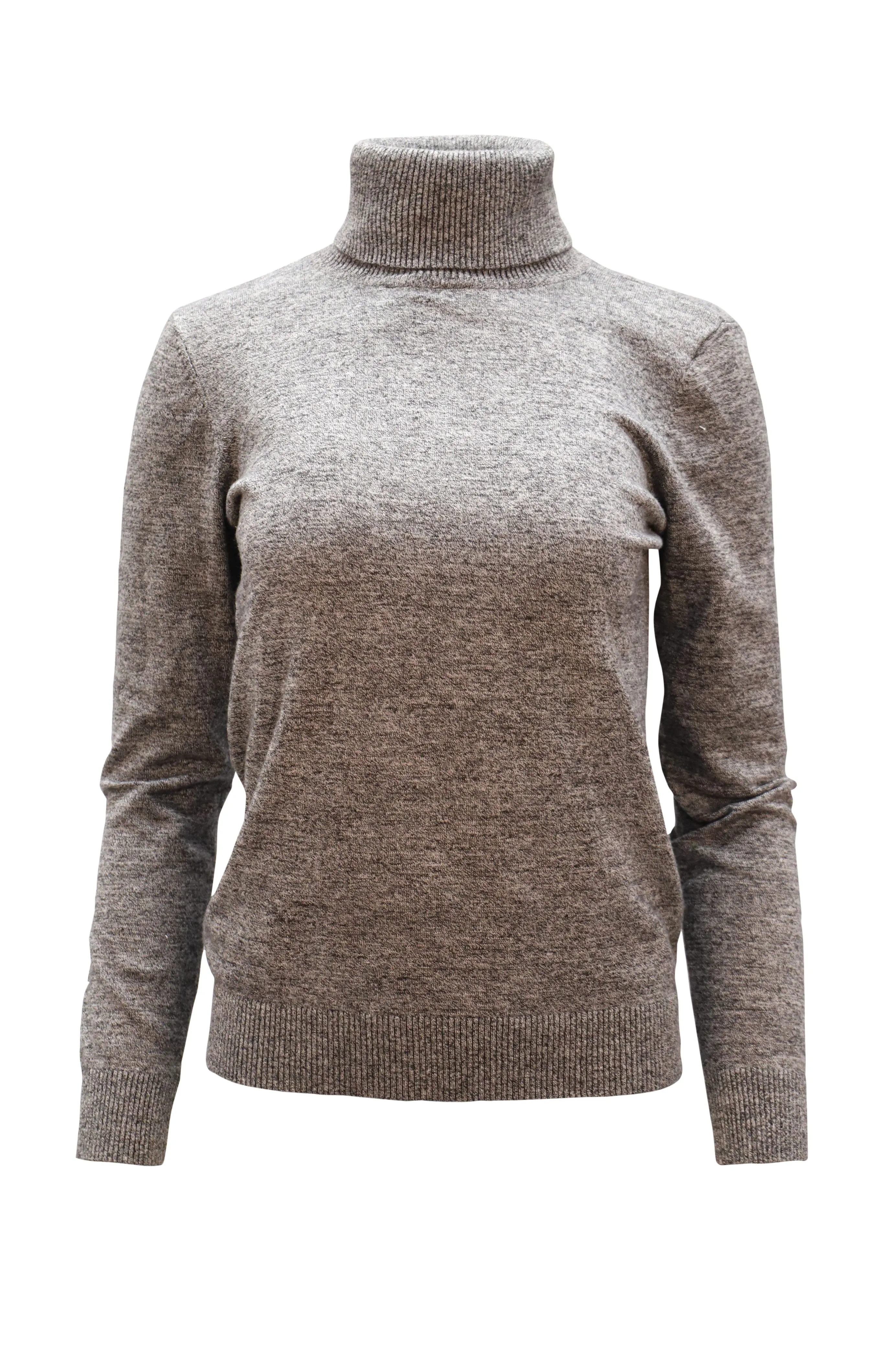 Calvin Klein Turtleneck Sweater in Grey Rayon