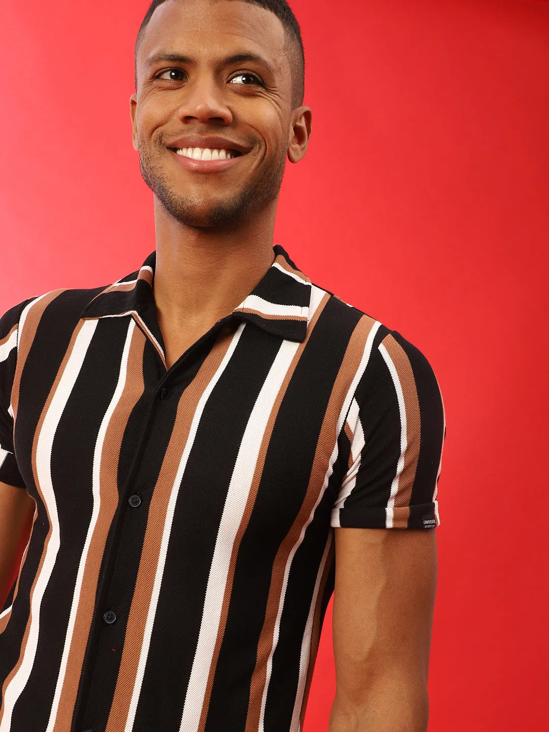 Campus Sutra Men Stylish Striped Casual Shirts