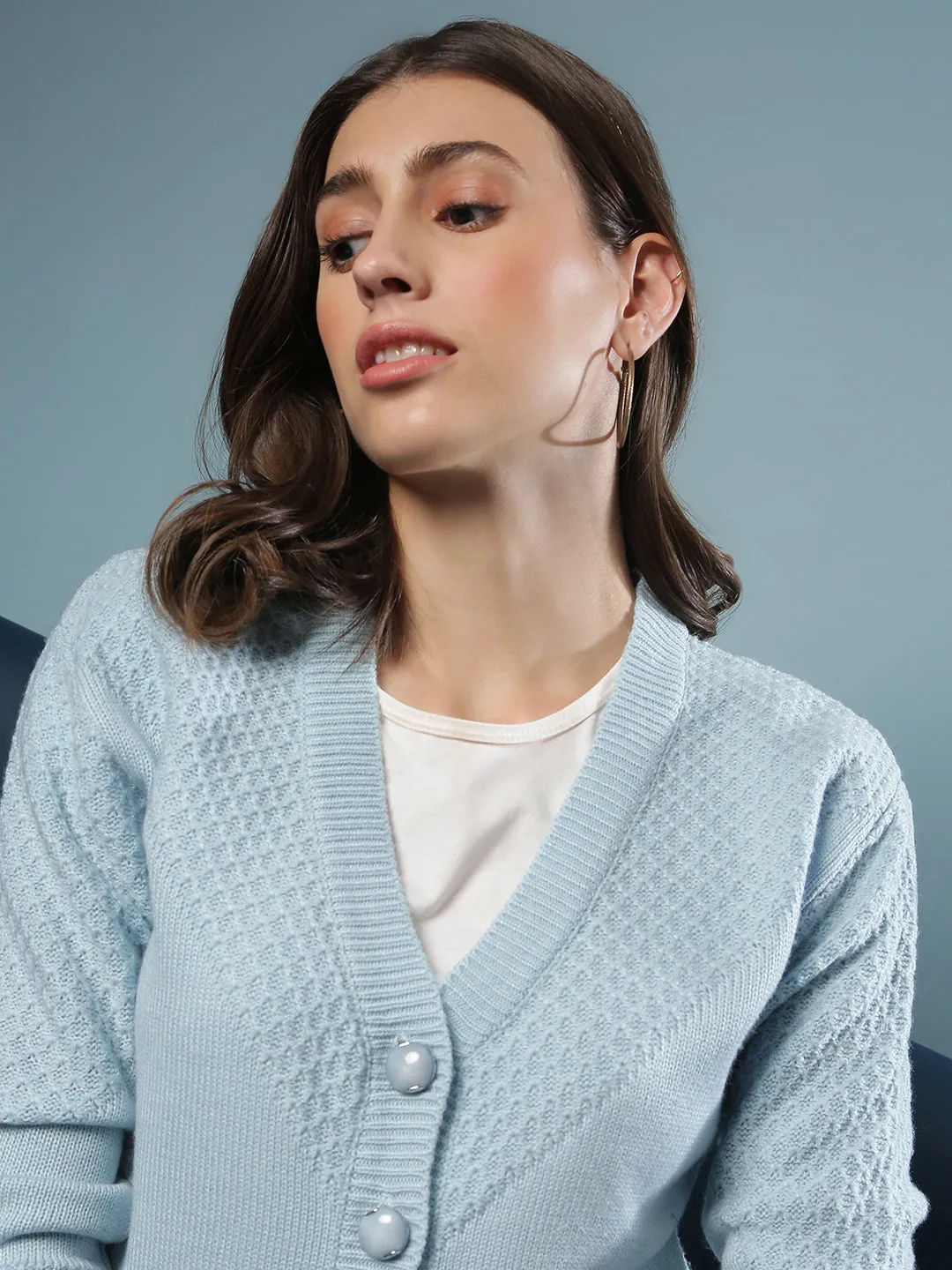 Campus Sutra Women Solid Stylish Casual Sweaters