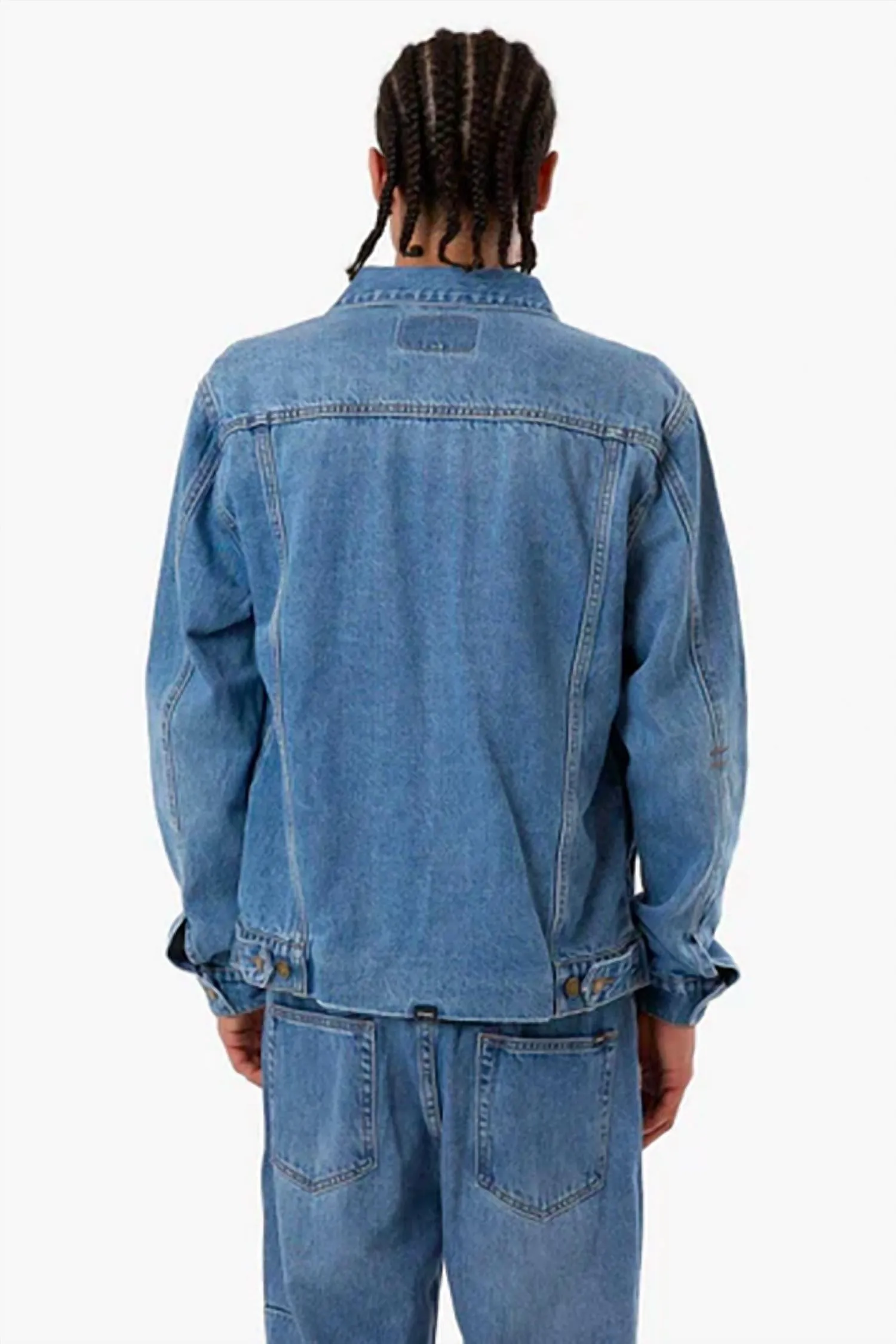 Canyon Denim Jacket In Dark Dust Blue