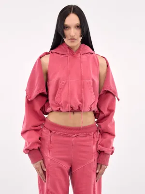 Cape Hoodie (809-783-CLOAKED-RED)