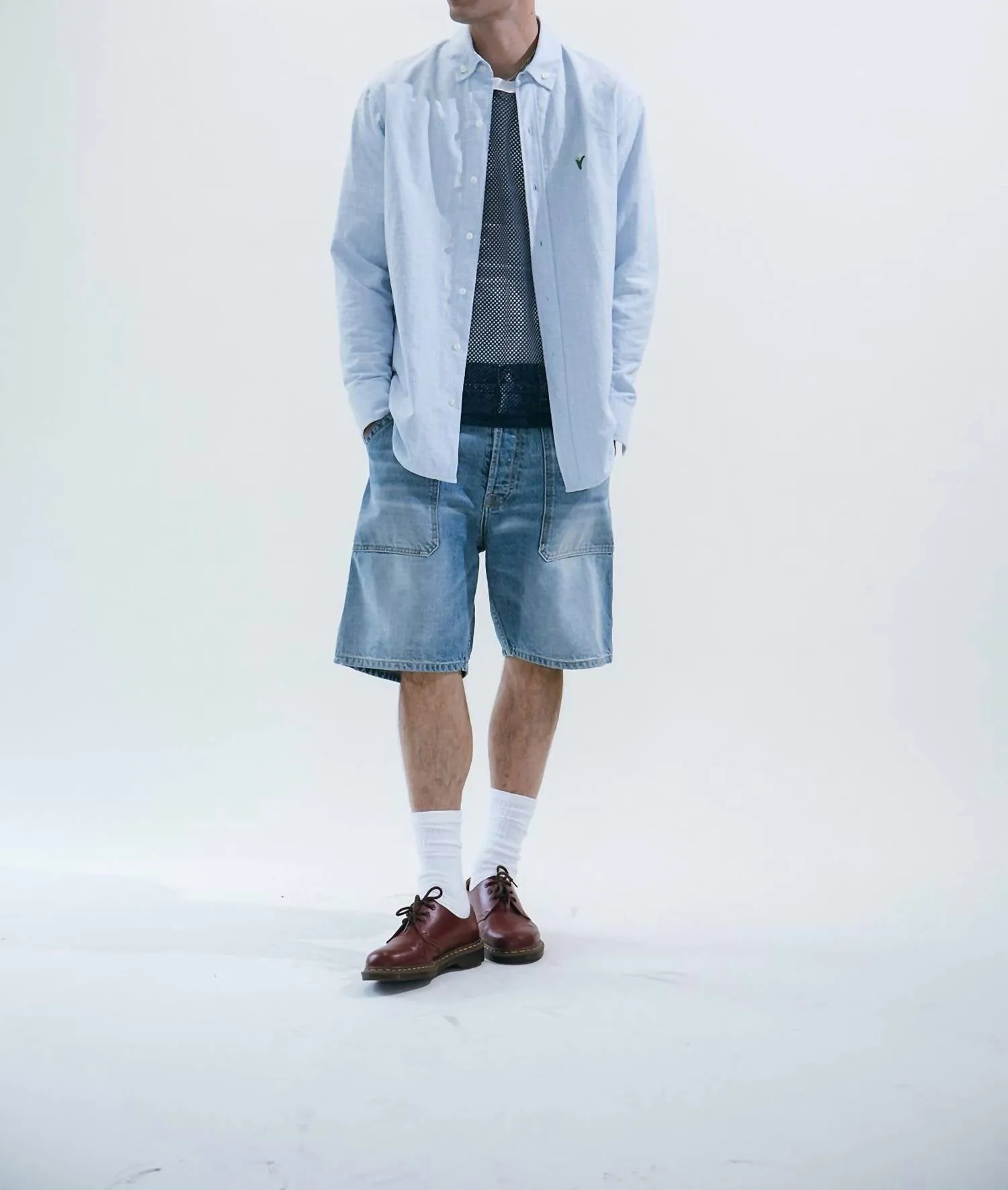 Carpenter Shorts In Indigo Wash