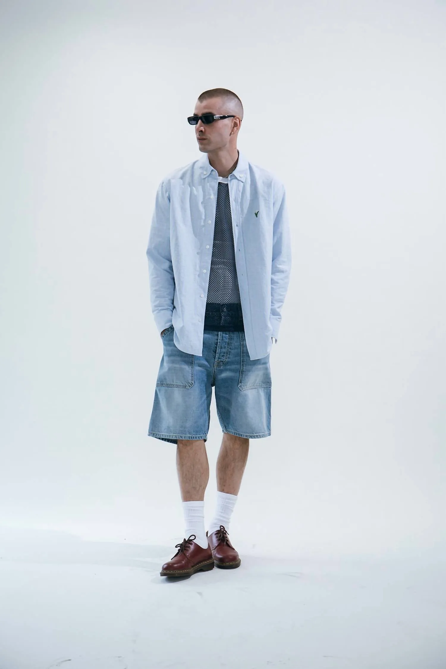 Carpenter Shorts In Indigo Wash