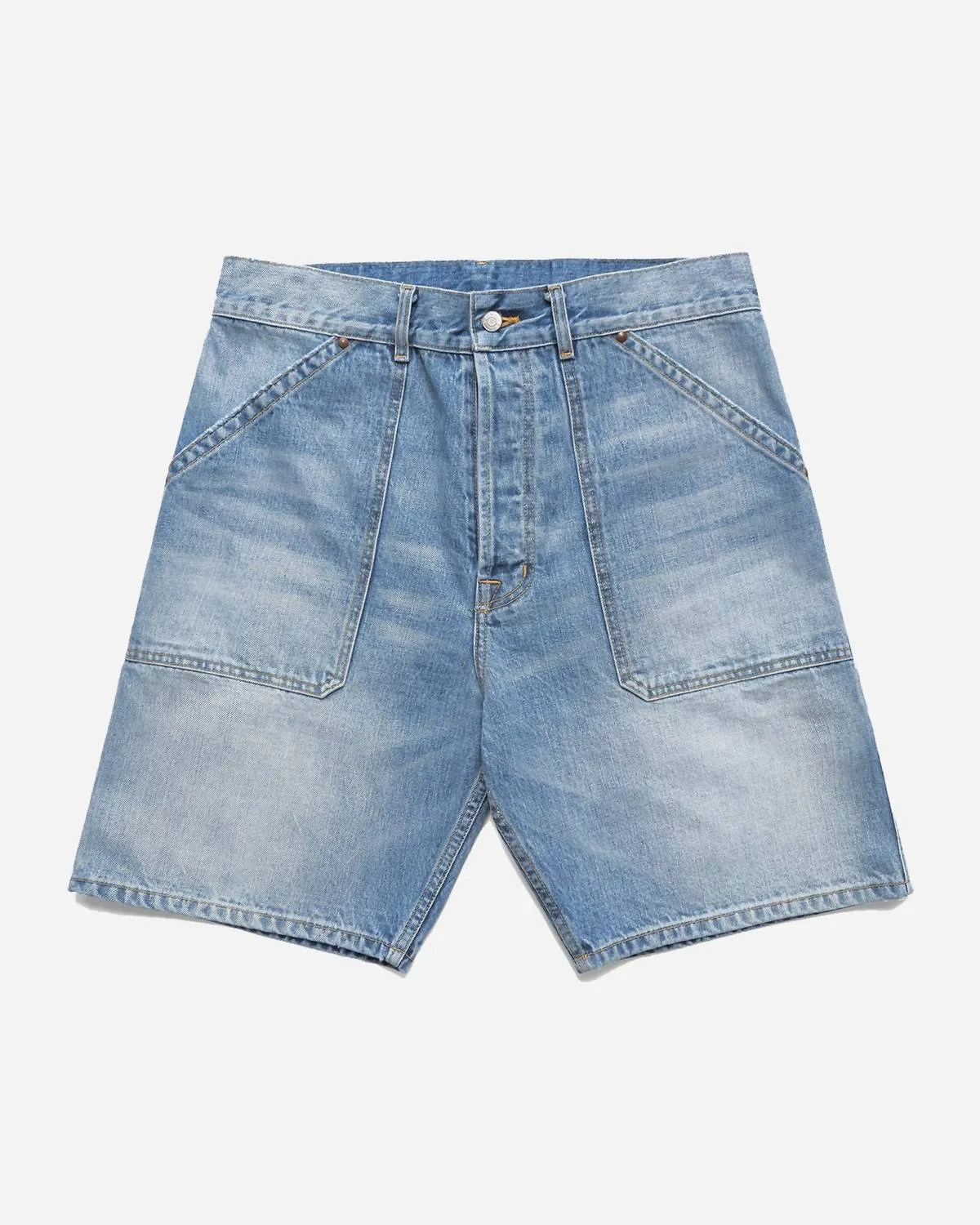 Carpenter Shorts In Indigo Wash
