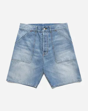 Carpenter Shorts In Indigo Wash