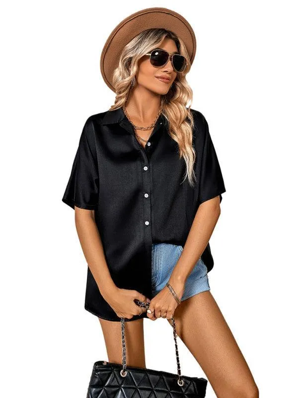 Casual Short Sleeved Women's Shirt