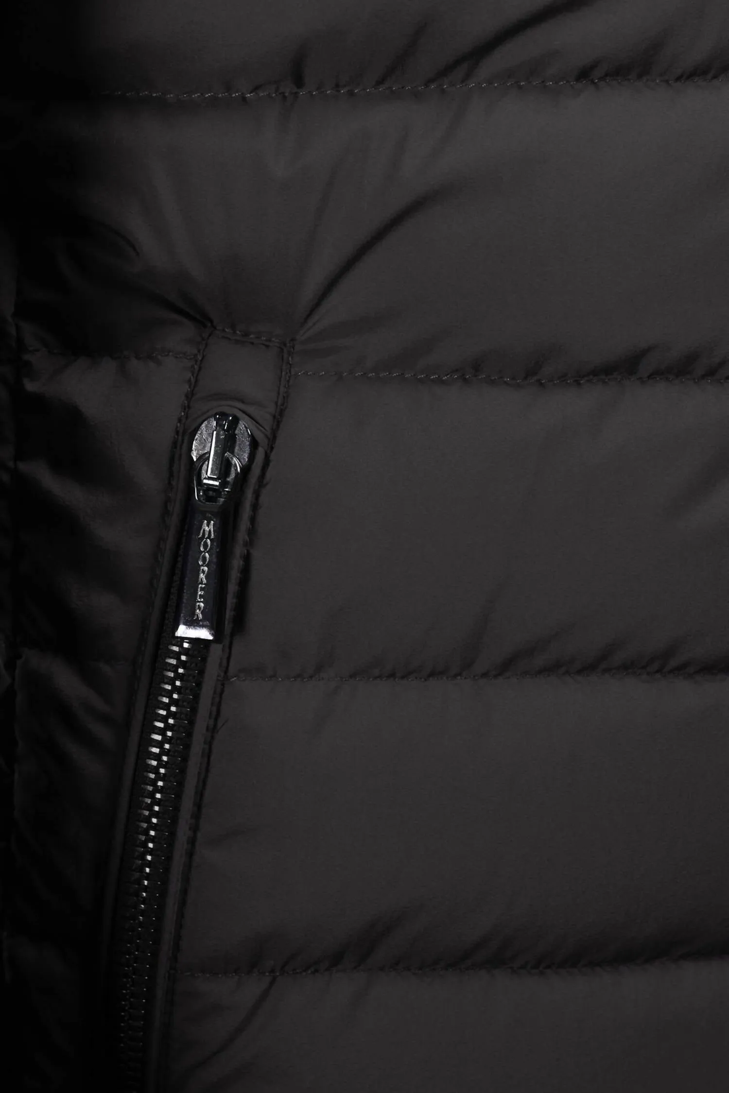 Cattaneo S3R Quilted Down Bomber Jacket In Nero