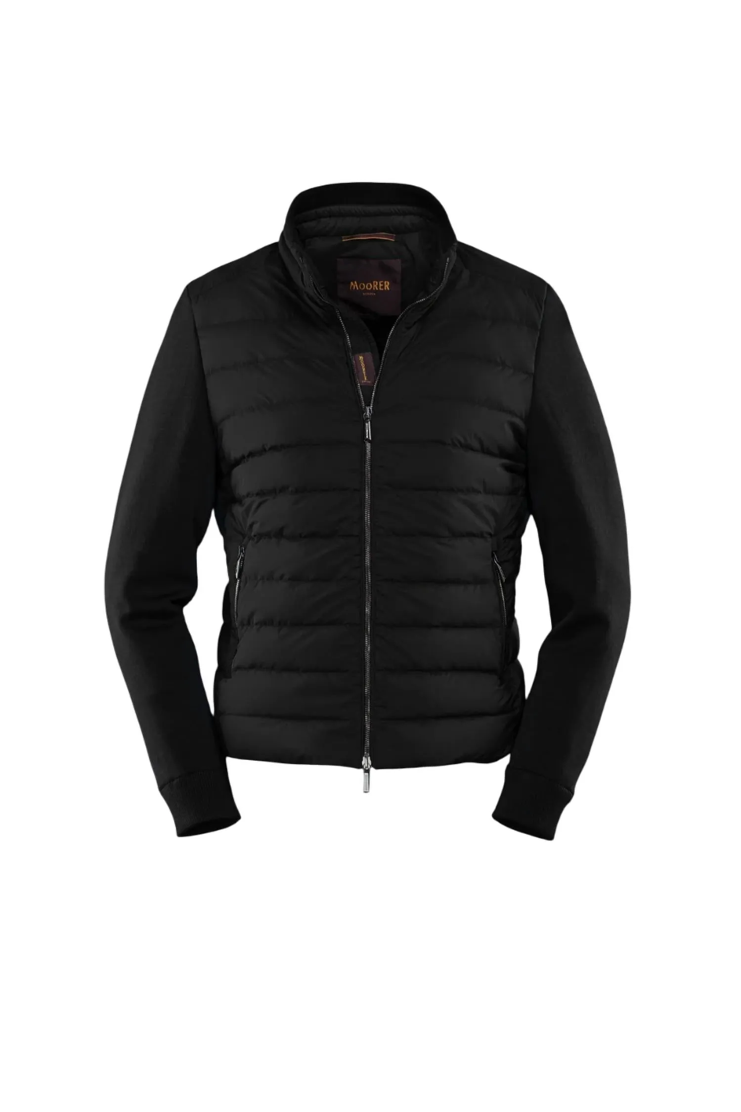 Cattaneo S3R Quilted Down Bomber Jacket In Nero