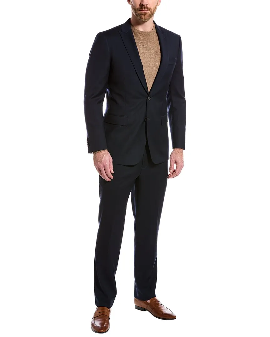 Cavalli Class 2pc Slim Fit Wool Suit